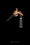 CHN-202400045-Colorful-Swallow-Pagoda-Hairpin-Gold-Blue-Right