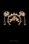 CHN-202400116-Harmonious-Phoenix-Pagoda-Ornament-Full-Set-Gold-Pink-4-pcs