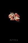 CHN-202400134-Crane-Ginkgo-Willow-Jade-Brooch-Gold-Red-Jade