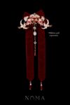CHN-202400147-Crane-Heavenly-Painting-Haircomb-Gold-Ruby