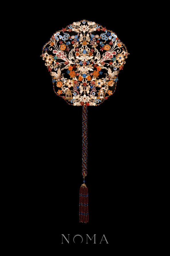 CHN-202400151-Colorful-Harmony-Scenery-Fan-Gold