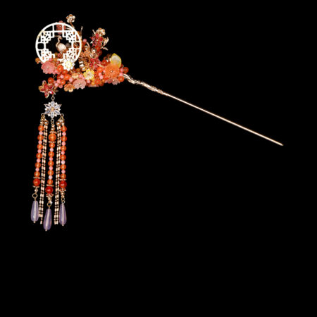 Through the Window Hairpin - Gold (Right)