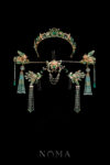 Colorful Oriental Ornament Full Set - Gold, Turquoise (6 pcs)