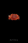 Heritage Willow Cuff - Gold, Red Jade