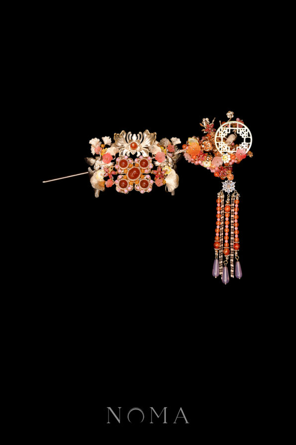 CHN-202400198-Crane-and-Bird-Simple-Set-Gold-2-pcs