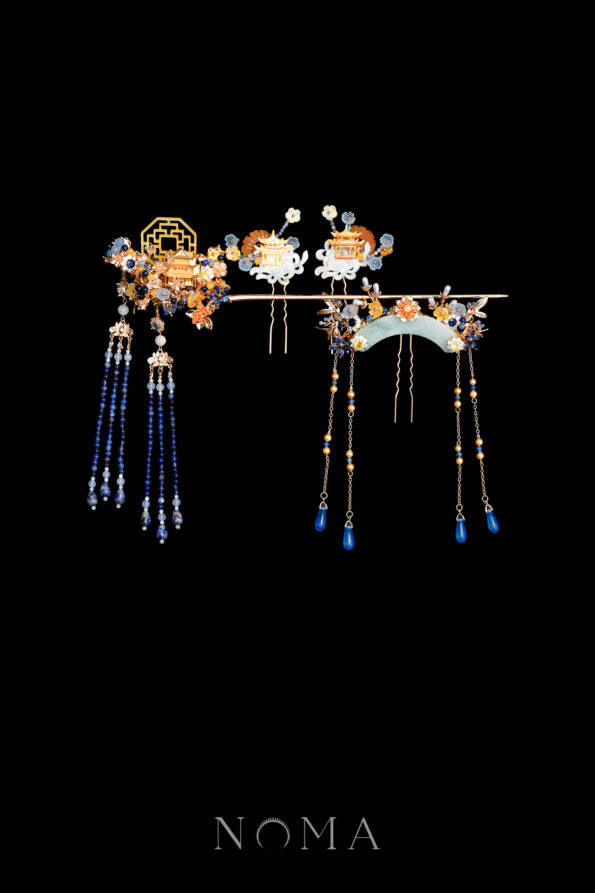 CHN-202400227-Pagoda-Over-The-Window-Set-Gold-Sapphire-4-pcs-1