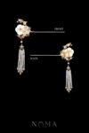 CHN-202400270-Bird-on-Petite-Branch-Flower-Hairpin-Gold-White
