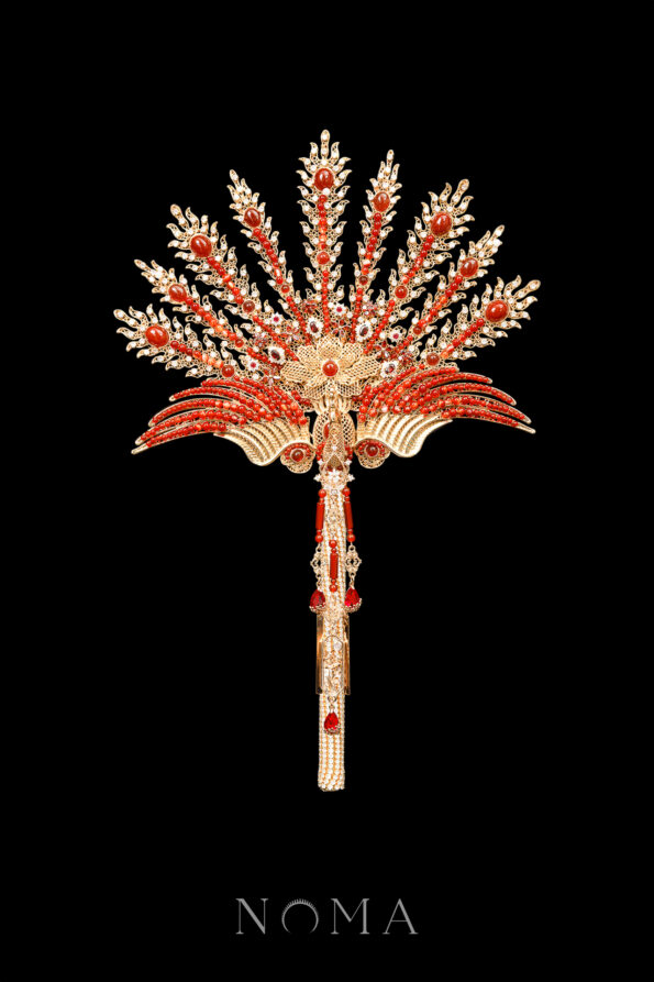 CHN-202500056-Extravagant-Phoenix-Gems-Fan-18k-Yellow-Gold-Ruby