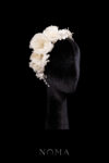 SS Blooming Rose Peony Hairvine - White