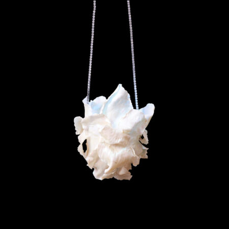 CC Layered Petals Bag - White Gold, White