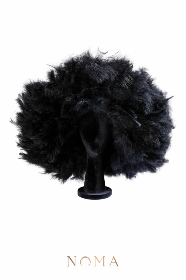 HMV-202300003-Flamboyant-Full-Feather-Hat-Black-2