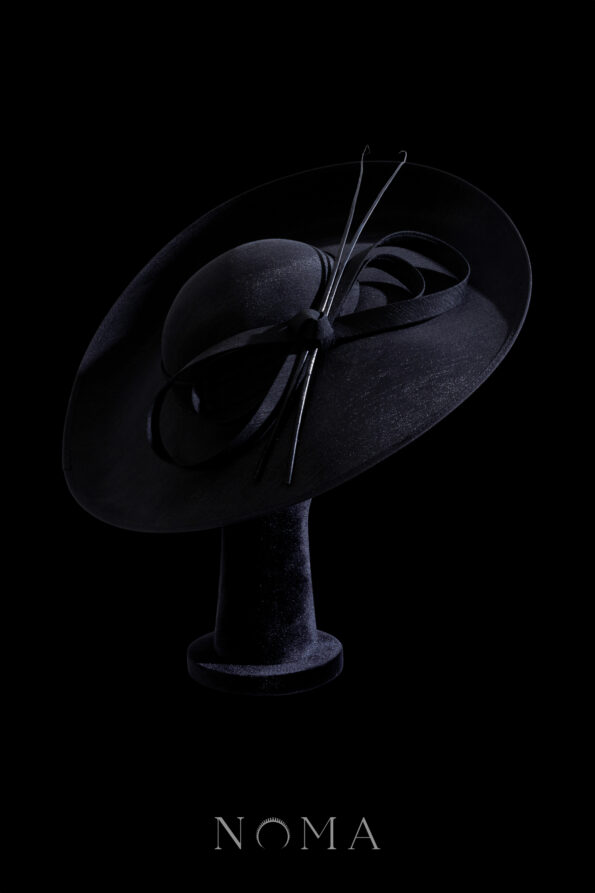 HMV-202300011-BB-Mademoiselle-Millinery-Hat-Black