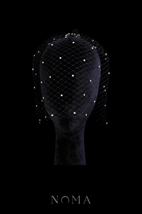 HMV-202400002-Bejeweled-Top-Veil-Rhodium-White-Gold-Black