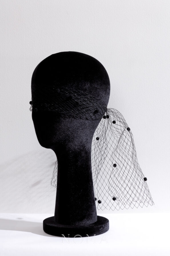 HMV-202400004-Pompous-Veil-and-Bow-Set-White-Gold-Black-2-pcs-2