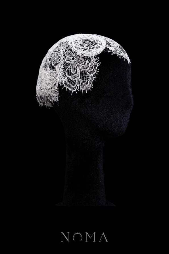 HMV-202400006-Lacey-Veil-Headdress-White