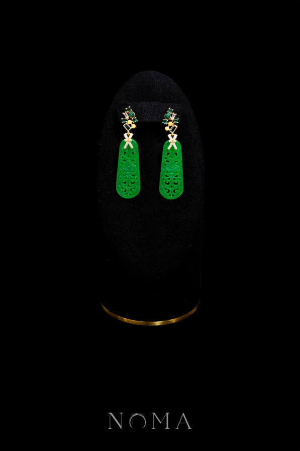 JJW-202400051-Art-Deco-Carved-Rounded-Trapezium-Jade-Earrings-18k-Yellow-Gold-Jade