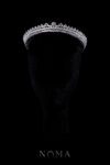 Chrysant Crown - Rhodium White Gold