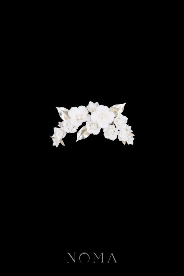 ACC-202400030-Clay-Flower-Garden-Leaves-Hairvine-or-Brooch-Doff-Silver