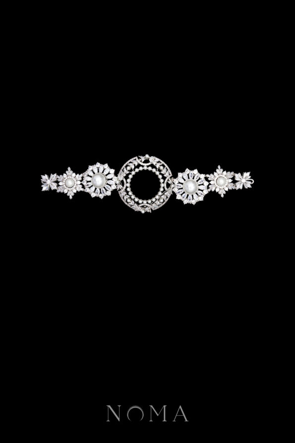 ACC-202400072-Circular-Pearl-Horizontal-Hairvine-or-Brooch-White-Gold