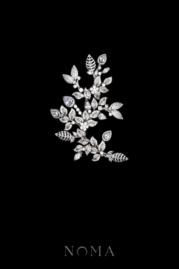 ACC-202400100-Modern-Paved-Twigs-Deco-Side-Hairvine-or-Brooch-White-Gold-Left