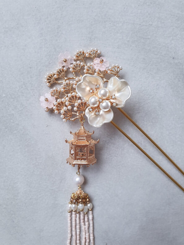 CHN-201900162-Pagoda-Pink-Hairpin-Gold-Pink-Right-1