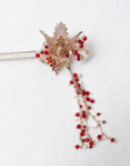 CHN-202100099-Phoenix-Ruby-Flowers-Hairpin-Gold-Ruby-Left