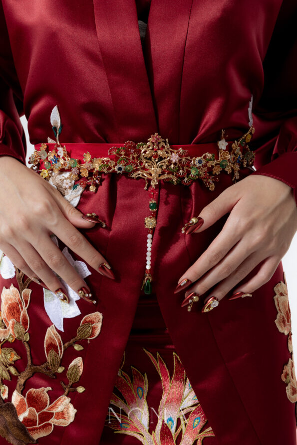 CHN-202400028-Phoenix-Lotus-Blossom-Headband-or-Belt-Gold-2