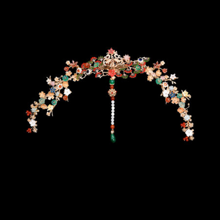 Phoenix Lotus Blossom Headband or Belt - Gold